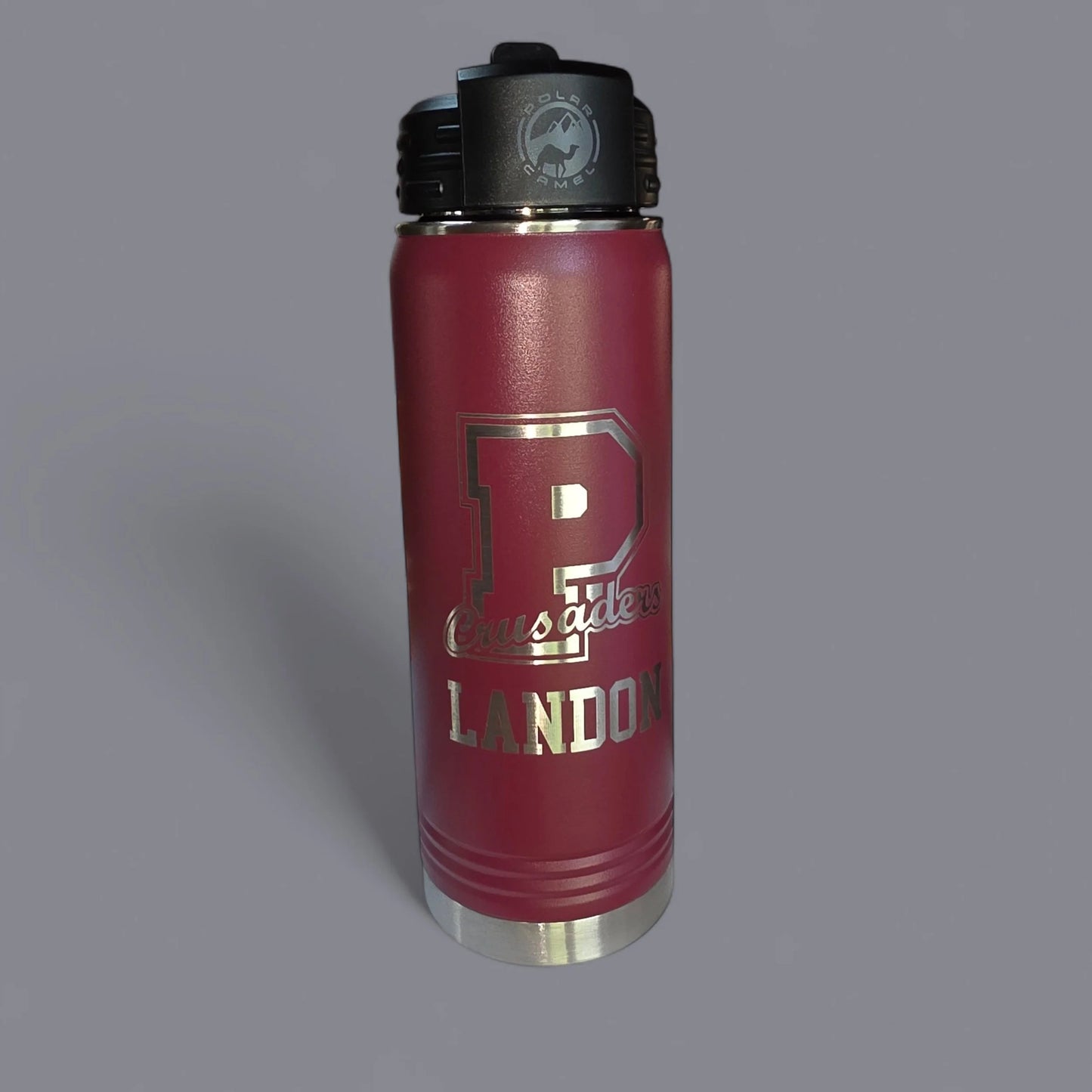 20 oz Water Bottle with Straw