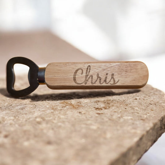 Personalized Wooden Bottle Opener