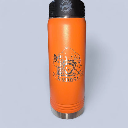 20 oz Water Bottle with Straw