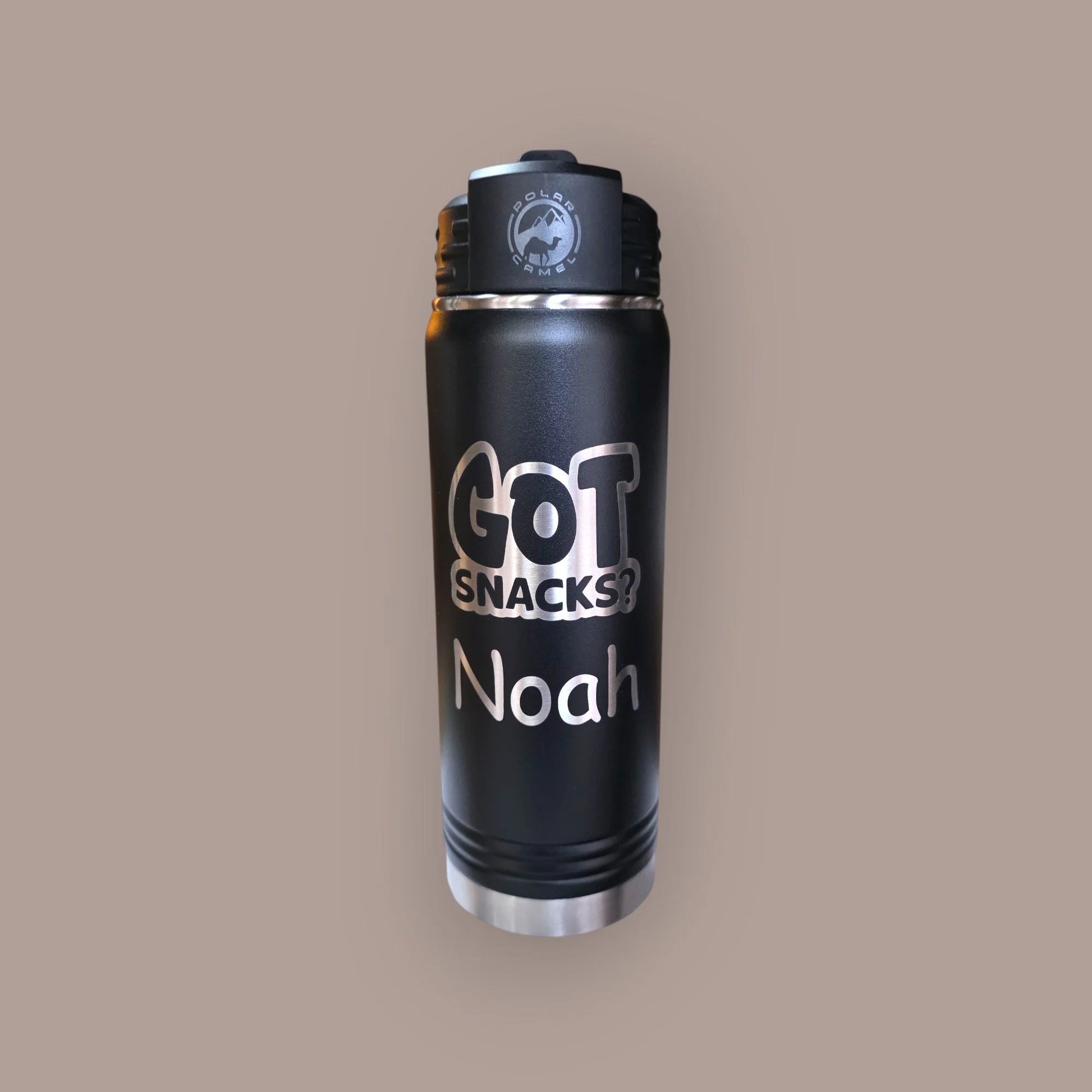 20 oz Water Bottle with Straw