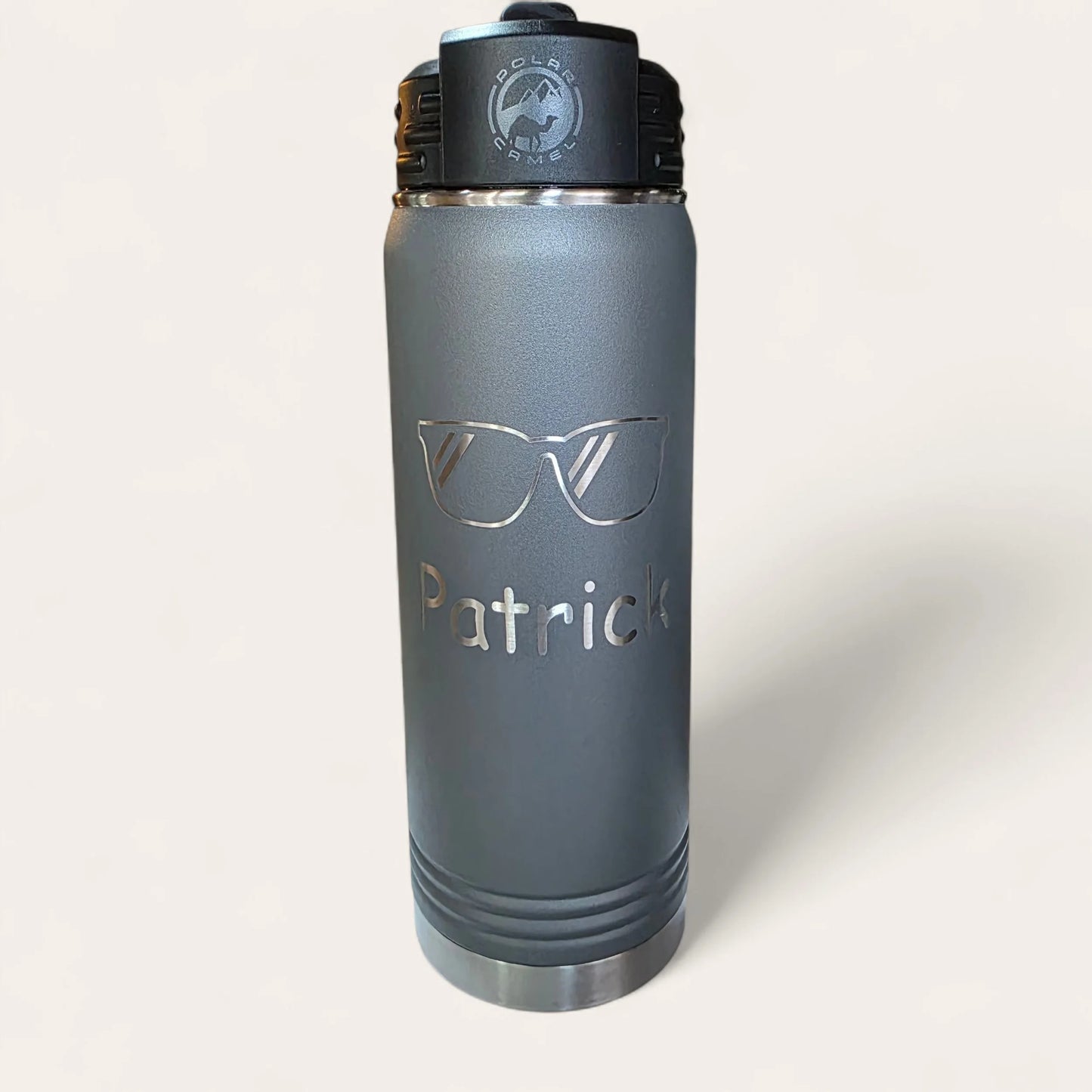 20 oz Water Bottle with Straw
