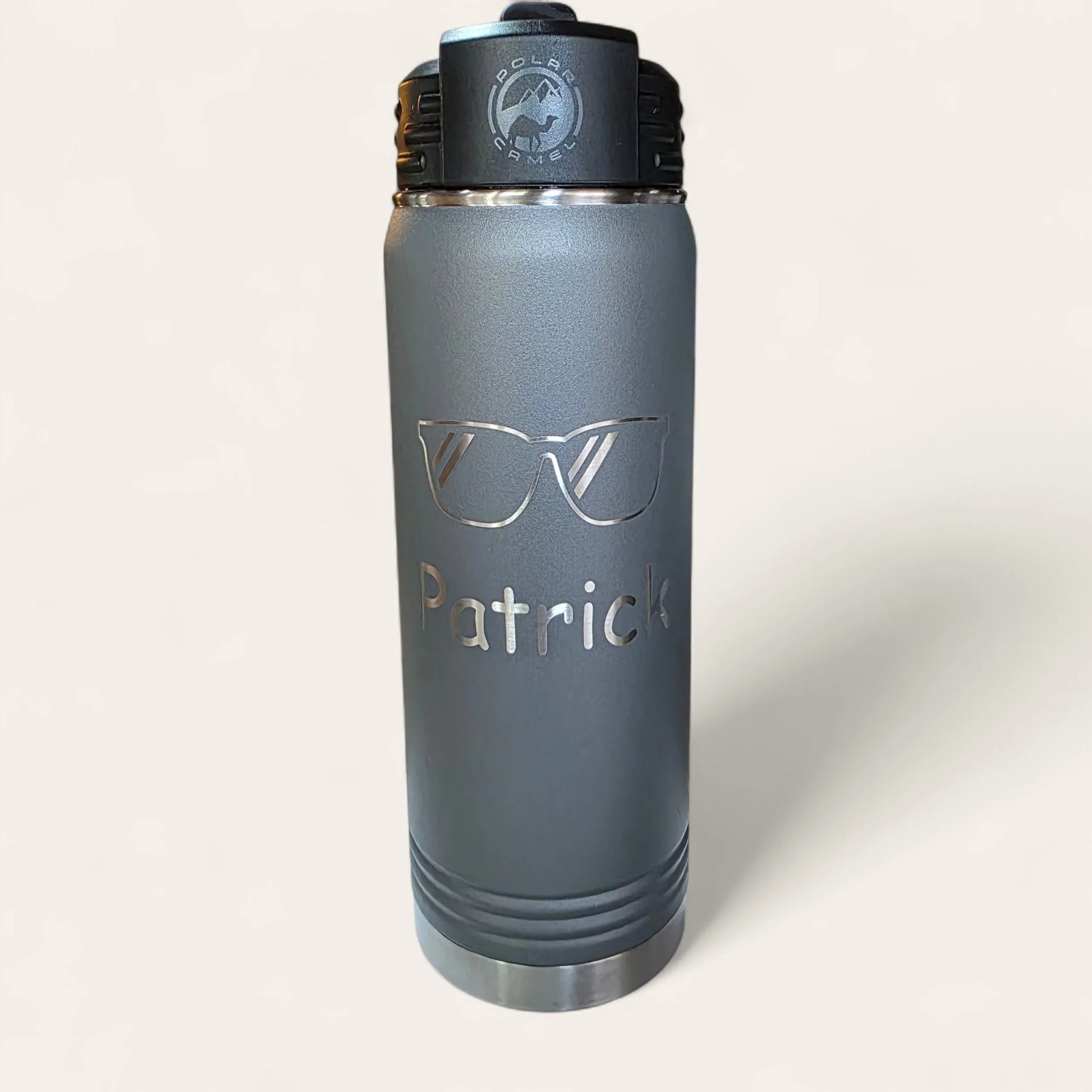 20 oz Water Bottle with Straw