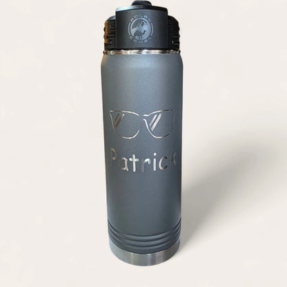 20 oz Water Bottle with Straw