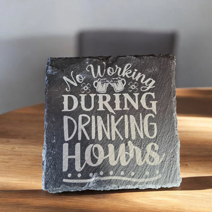 Laser Engraved Slate Coasters
