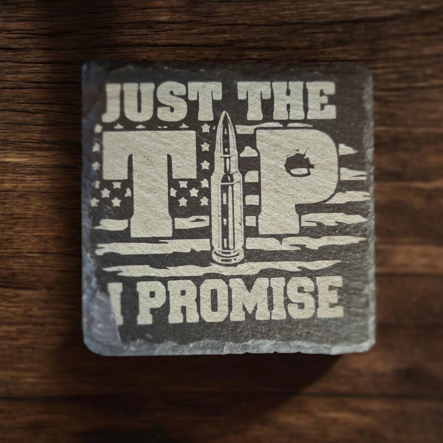 Laser Engraved Slate Coasters