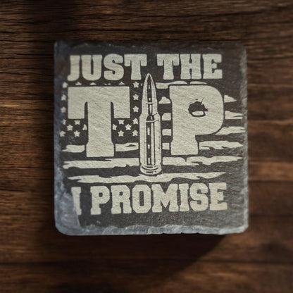 Laser Engraved Slate Coasters
