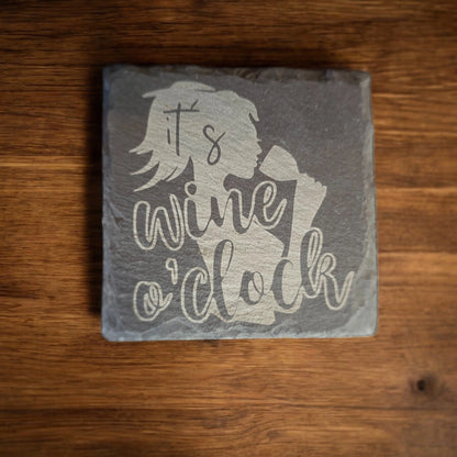 Laser Engraved Slate Coasters