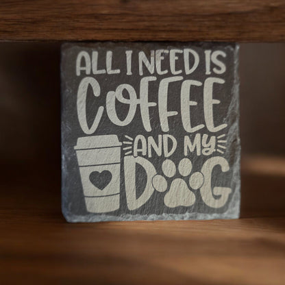 Laser Engraved Slate Coasters