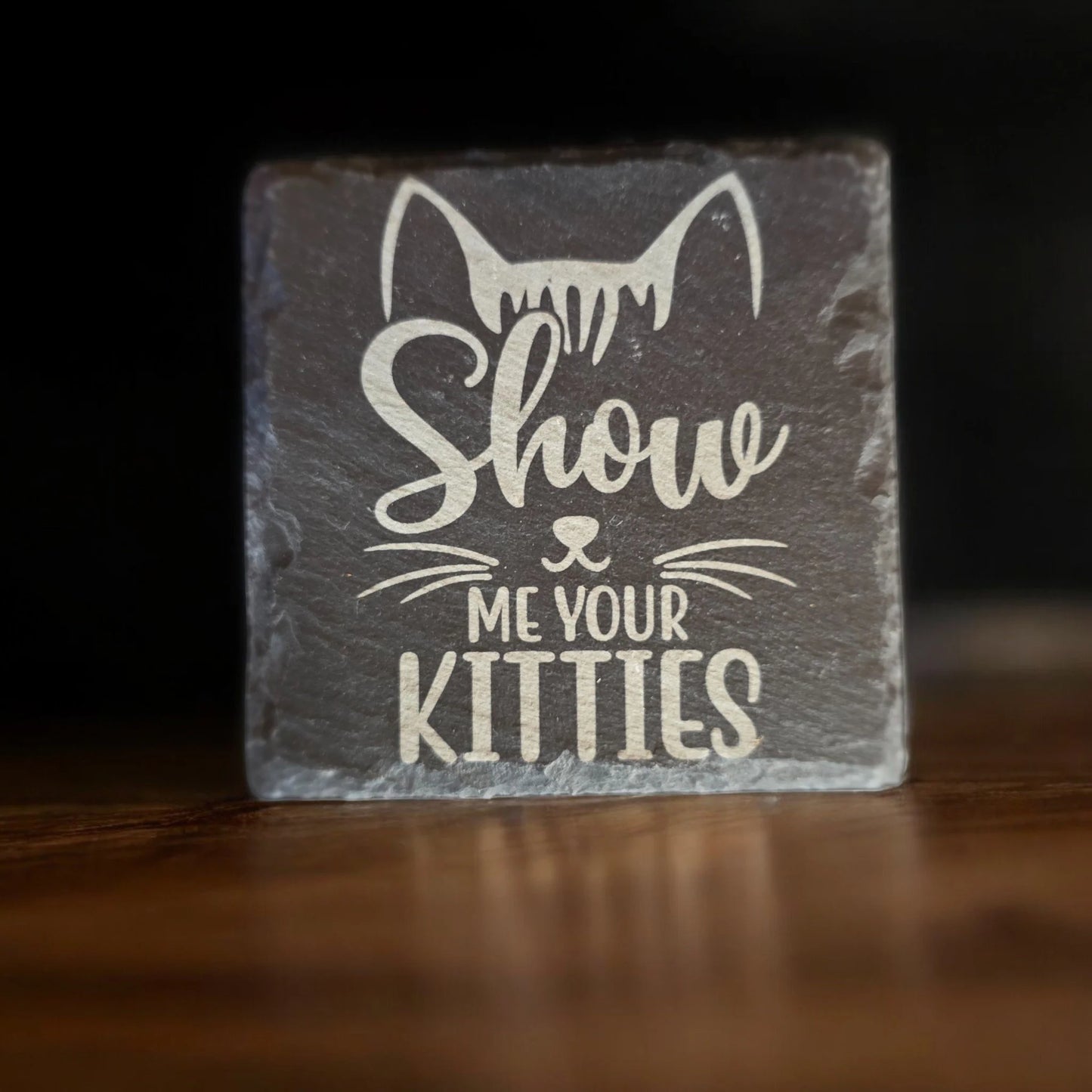 Laser Engraved Slate Coasters