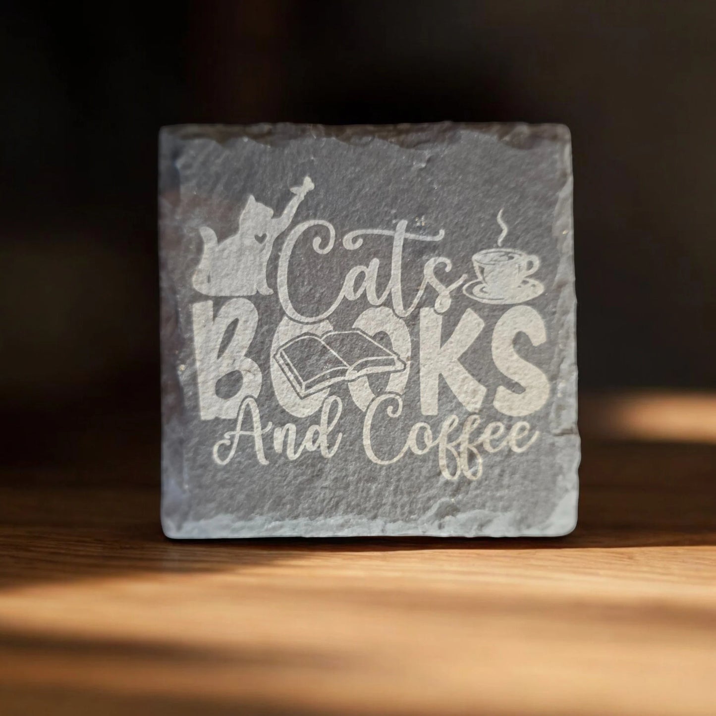 Laser Engraved Slate Coasters