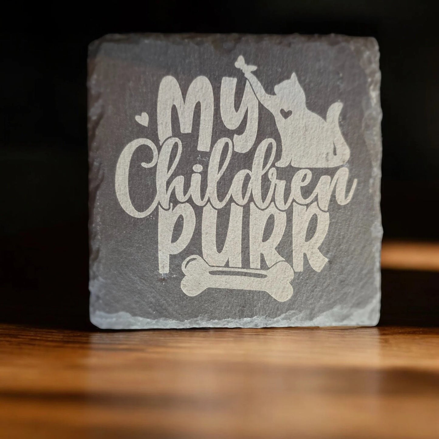 Laser Engraved Slate Coasters