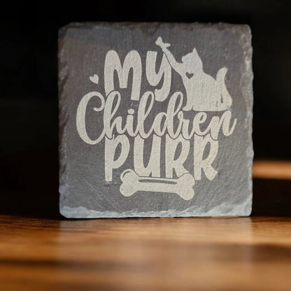 Laser Engraved Slate Coasters