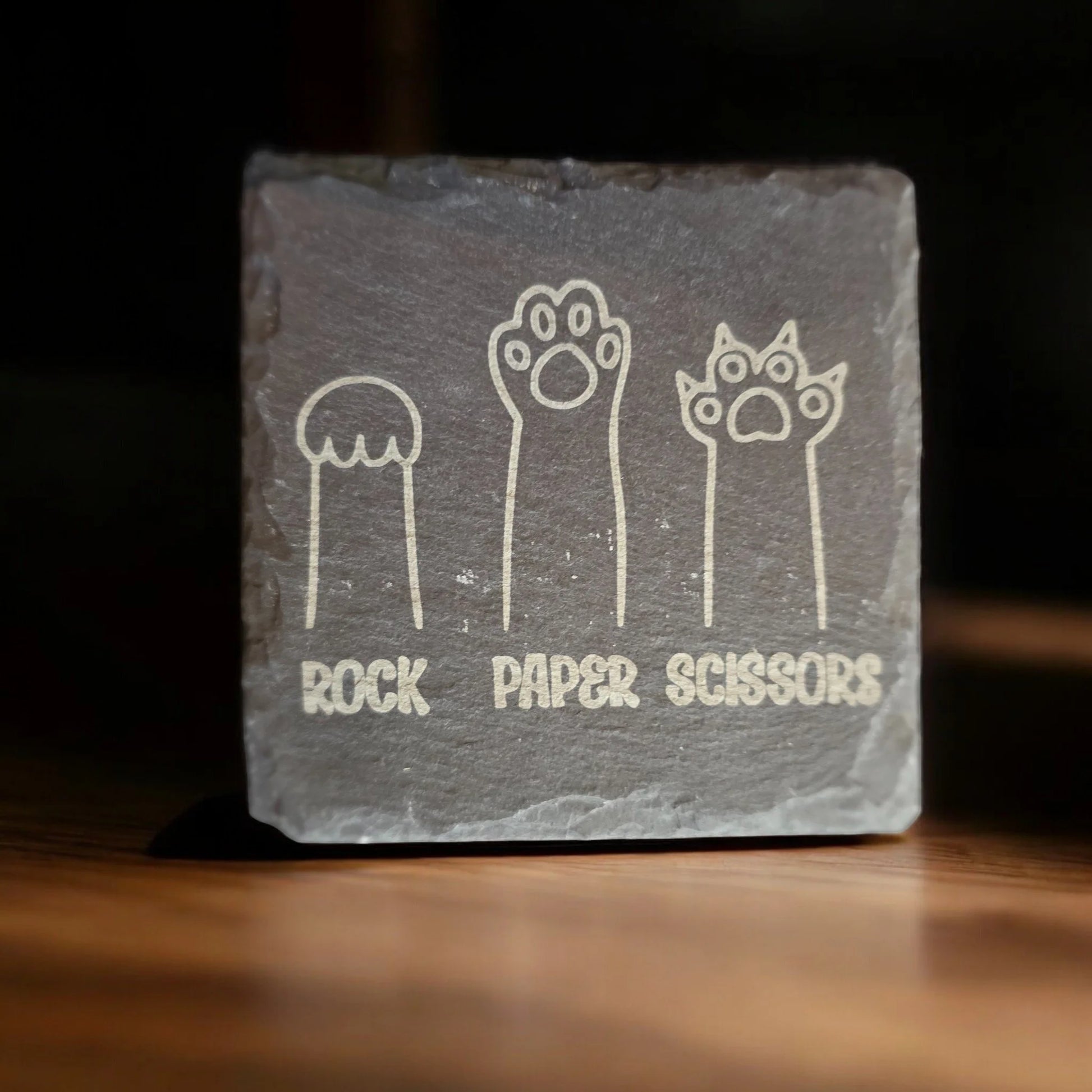 Laser Engraved Slate Coasters