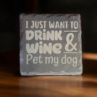 Laser Engraved Slate Coasters