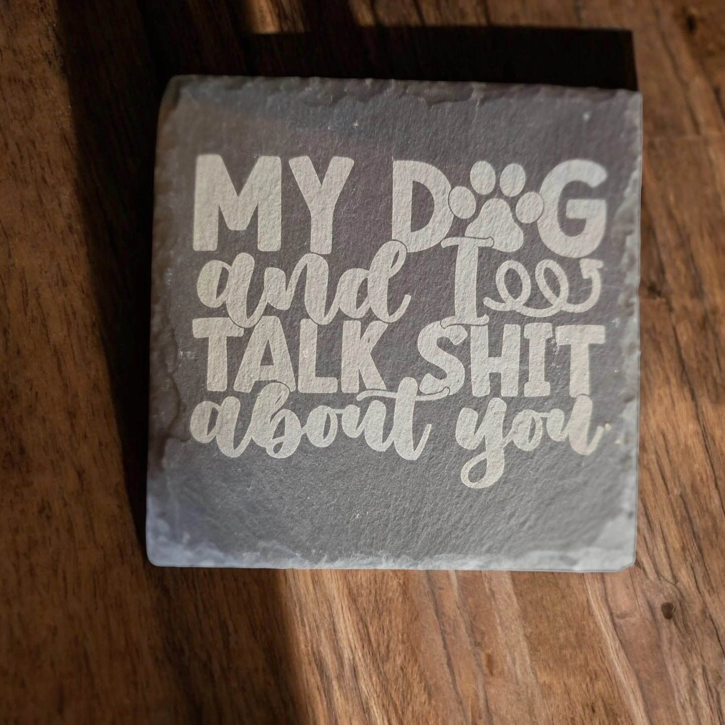 Laser Engraved Slate Coasters
