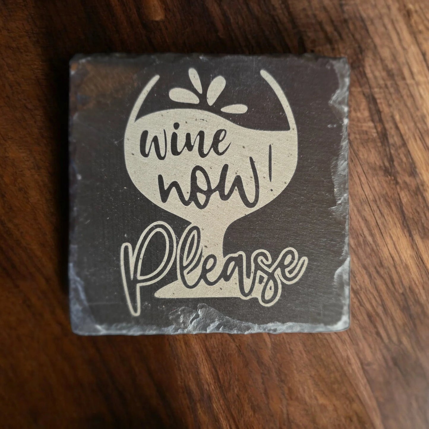 Laser Engraved Slate Coasters