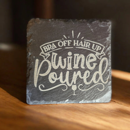Laser Engraved Slate Coasters