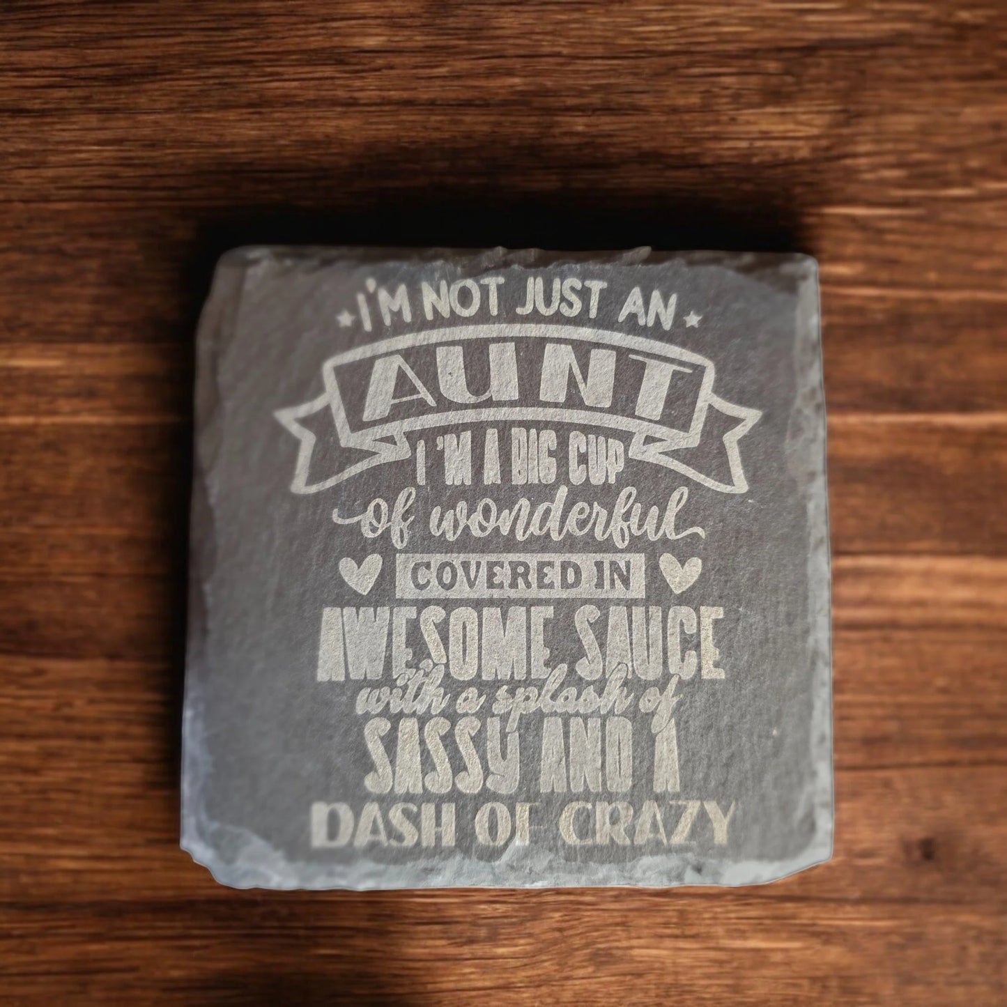 Laser Engraved Slate Coasters