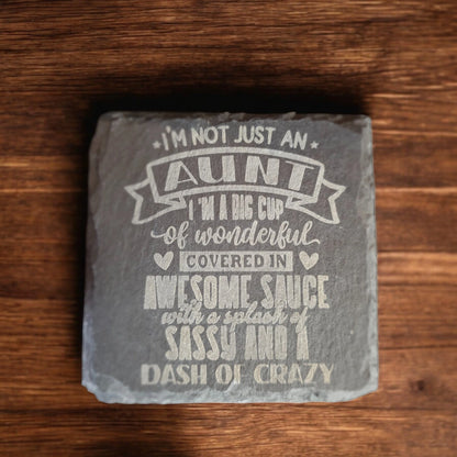 Laser Engraved Slate Coasters