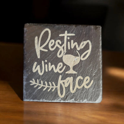 Laser Engraved Slate Coasters