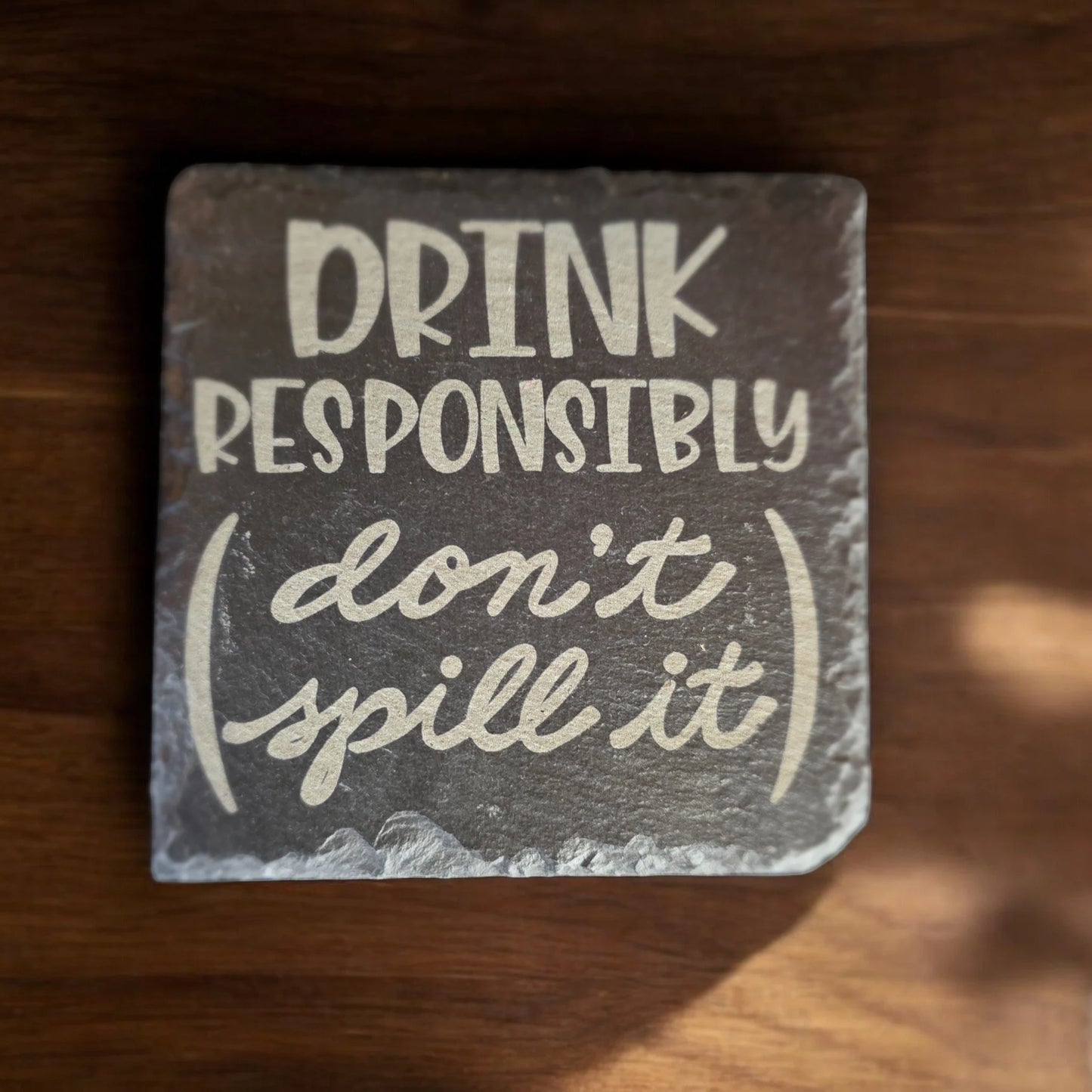 Laser Engraved Slate Coasters