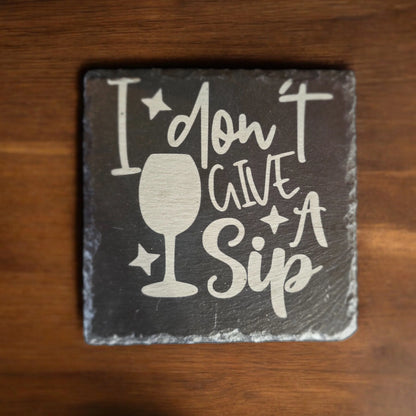 Laser Engraved Slate Coasters