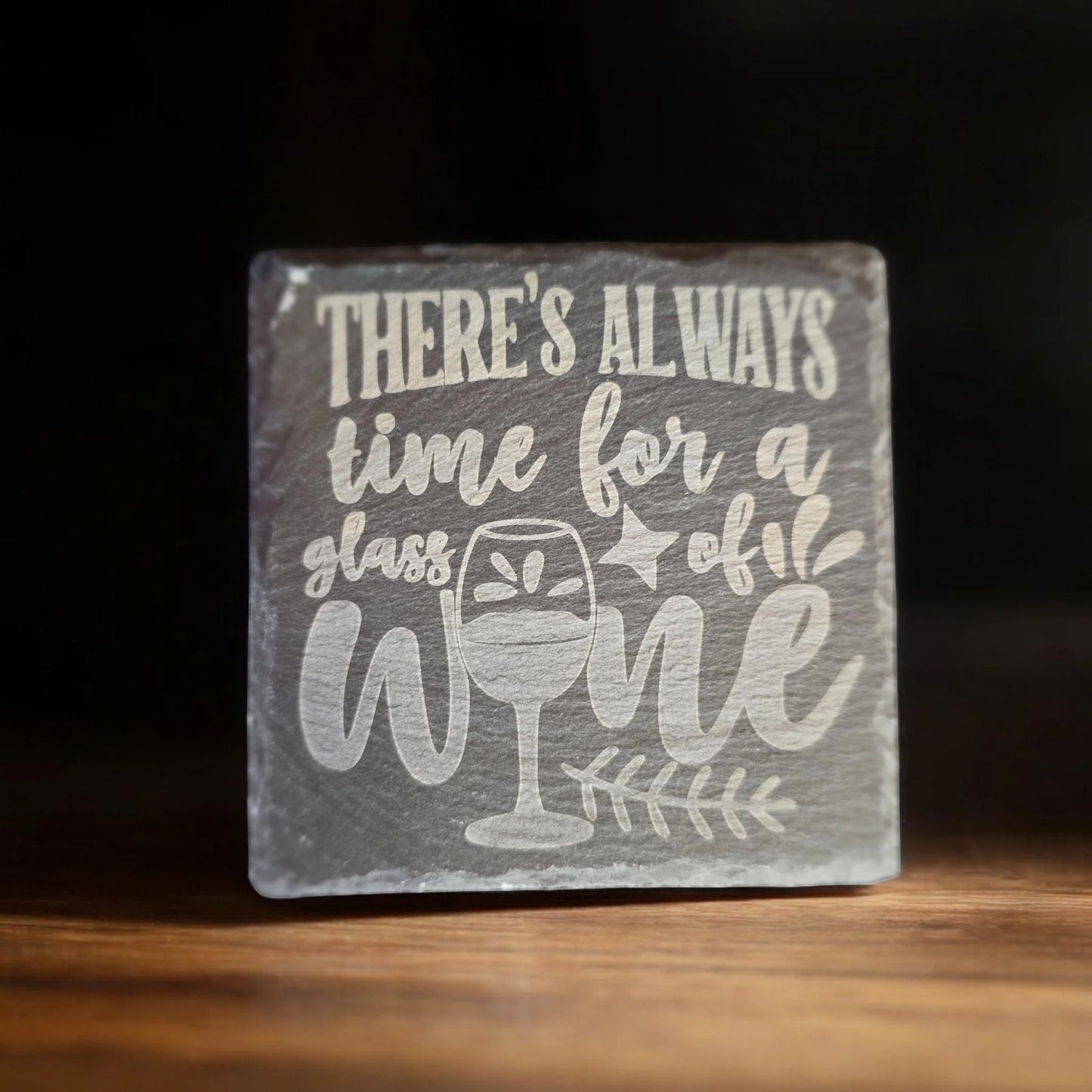 Laser Engraved Slate Coasters