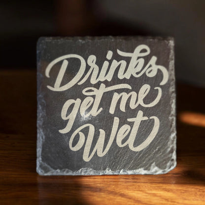 Laser Engraved Slate Coasters