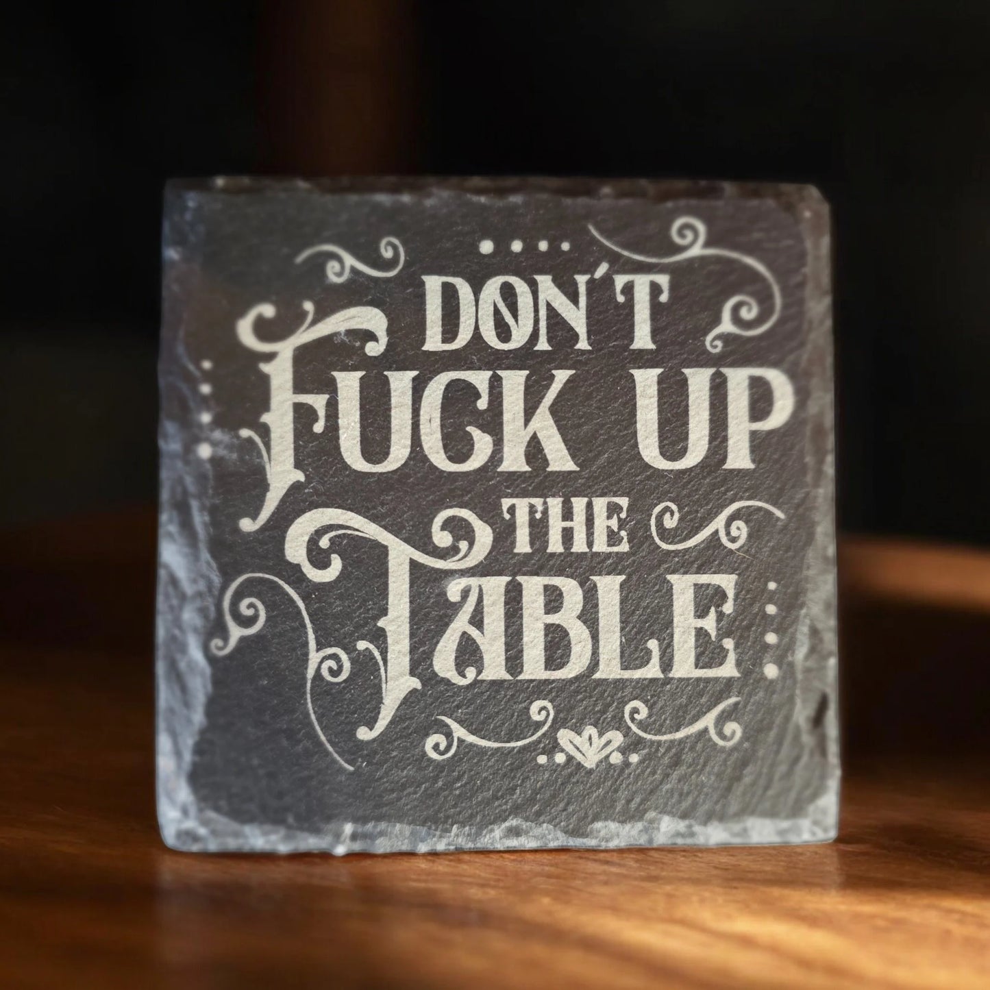 Laser Engraved Slate Coasters