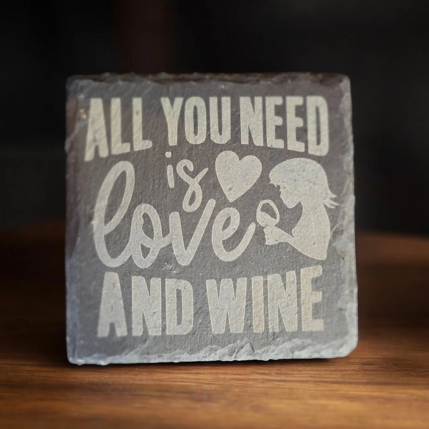 Laser Engraved Slate Coasters