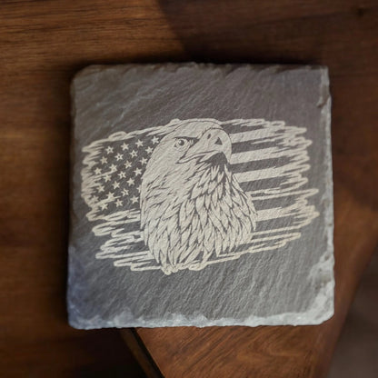 Laser Engraved Slate Coasters