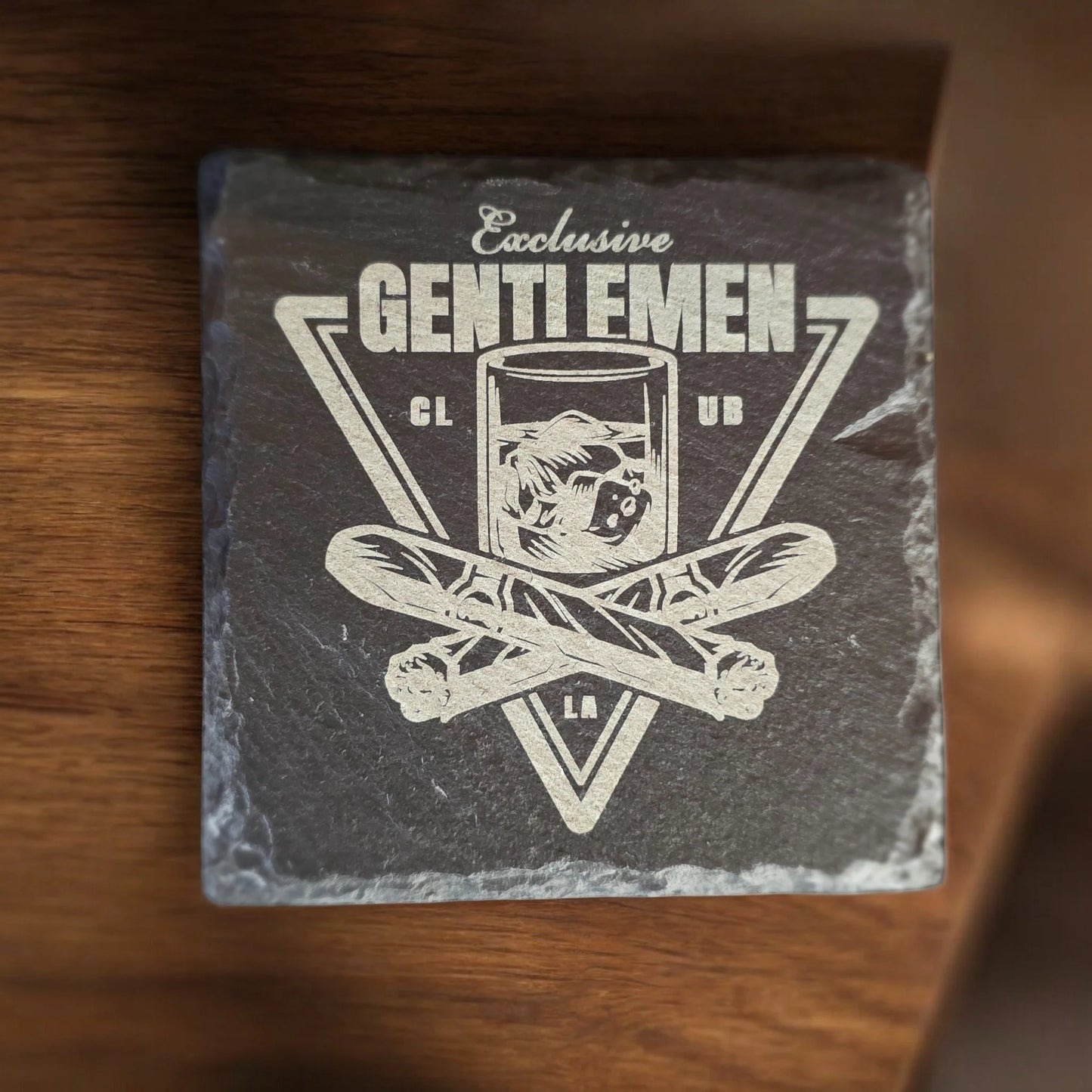 Laser Engraved Slate Coasters