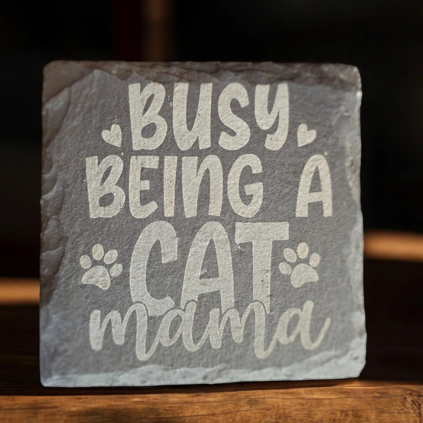 Laser Engraved Slate Coasters