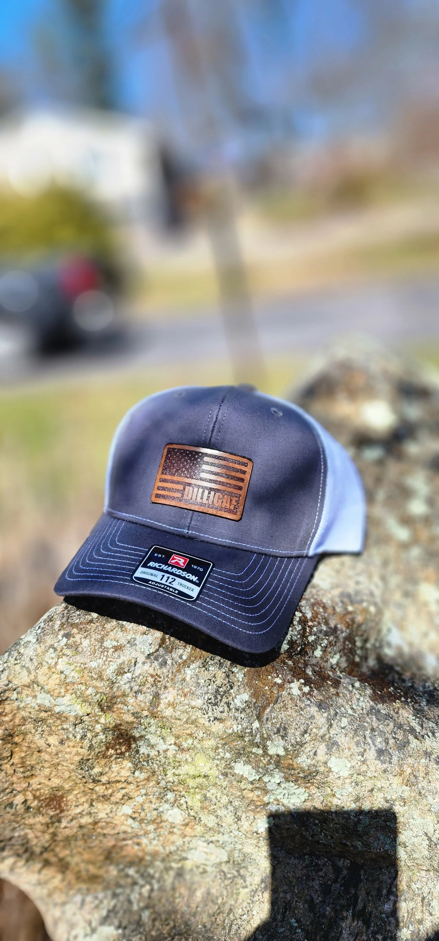 Leather Patch Trucker Hats